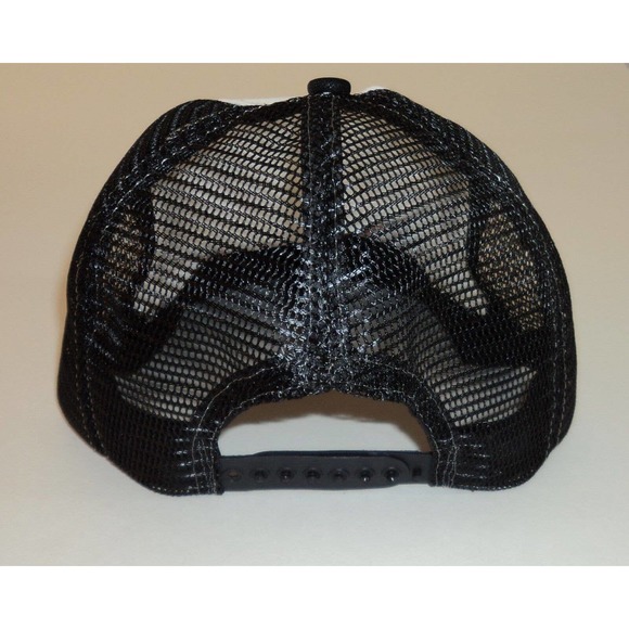 PT-17 Stearman Biplane Airplane Snap Back Trucker Hat Cap Mesh Yellow and Black - Picture 5 of 11